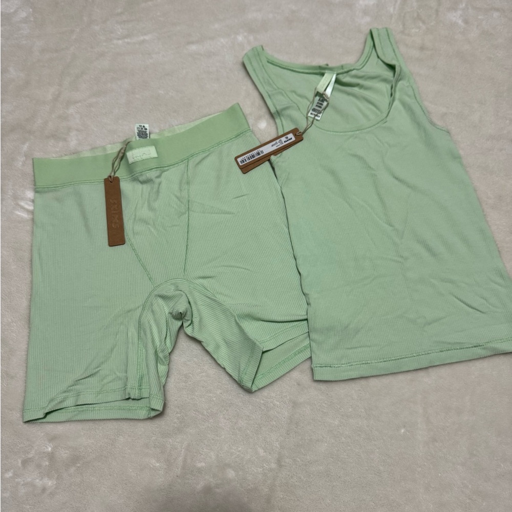 SKIMS Tank and Shorts Set